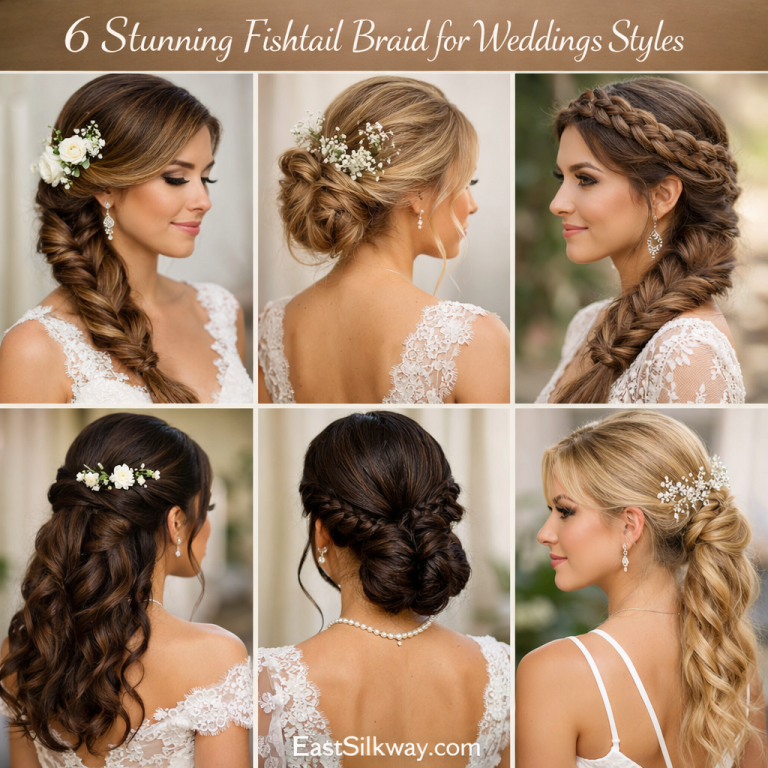 6 Stunning Fishtail Braid for Weddings Styles